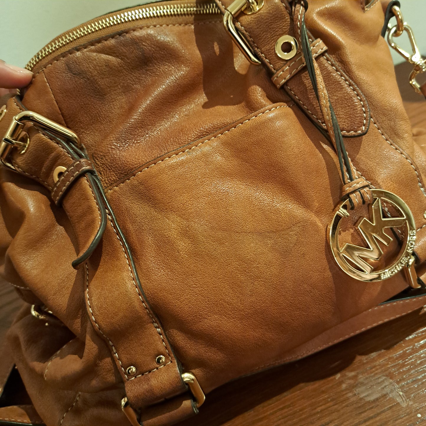 Michael Kors Soft Leather Hobo Cross (HB0024)