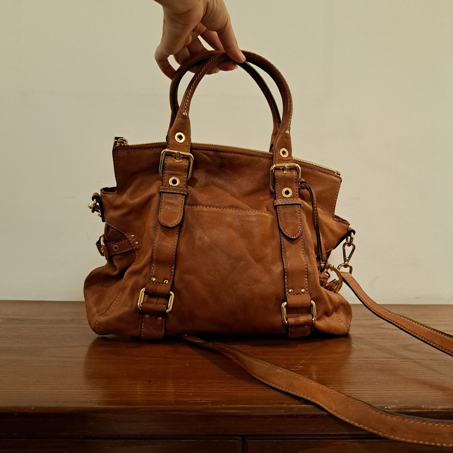 Michael Kors Soft Leather Hobo Cross (HB0024)