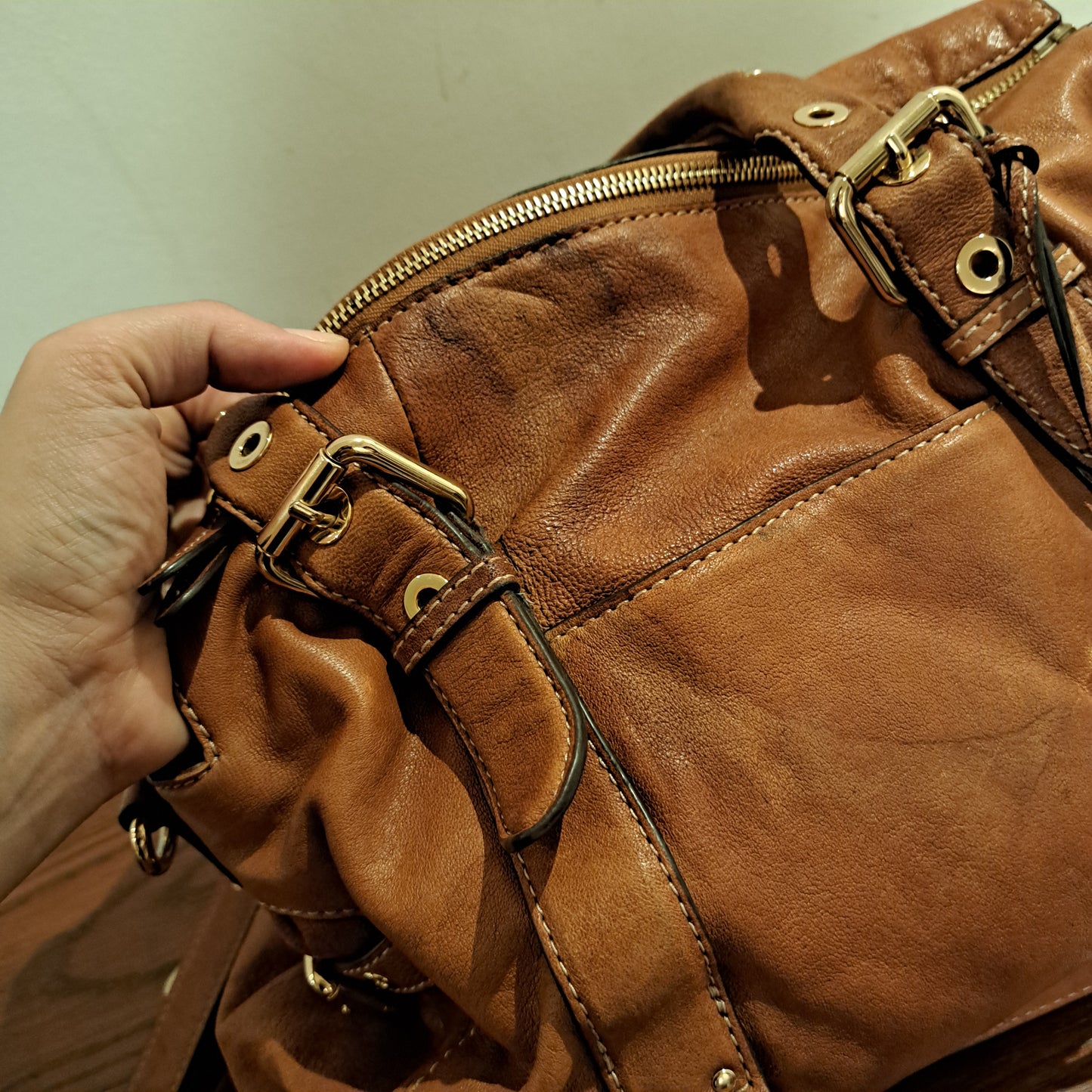Michael Kors Soft Leather Hobo Cross (HB0024)