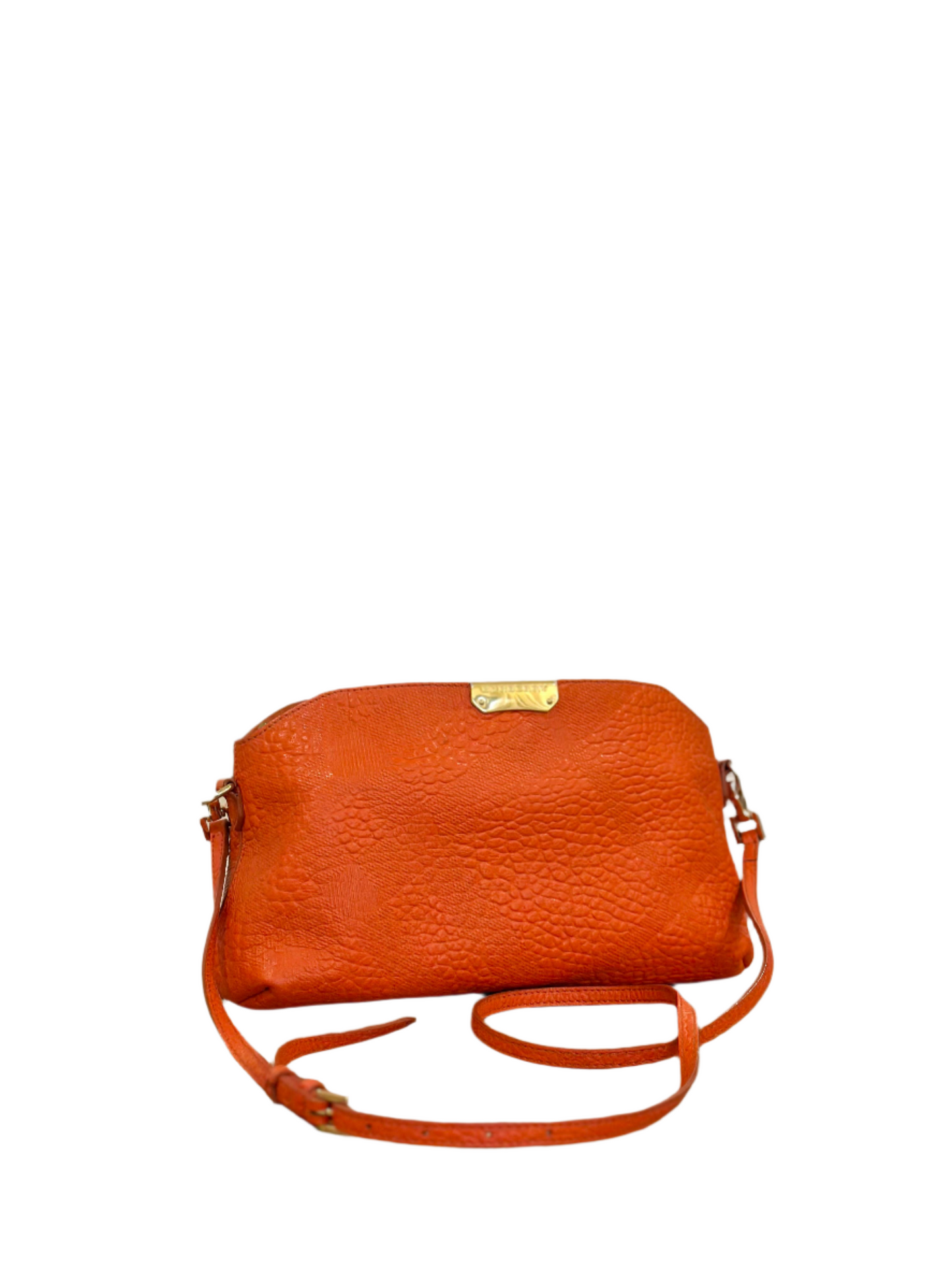 Burberry- shoulder bag orange leather- HB0058