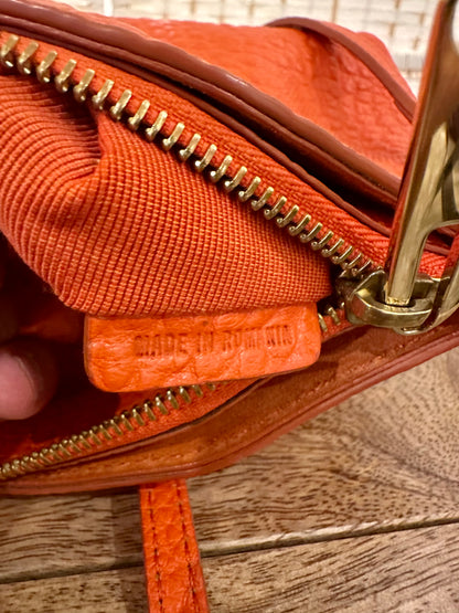 Burberry- shoulder bag orange leather- HB0058