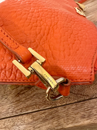 Burberry- shoulder bag orange leather- HB0058